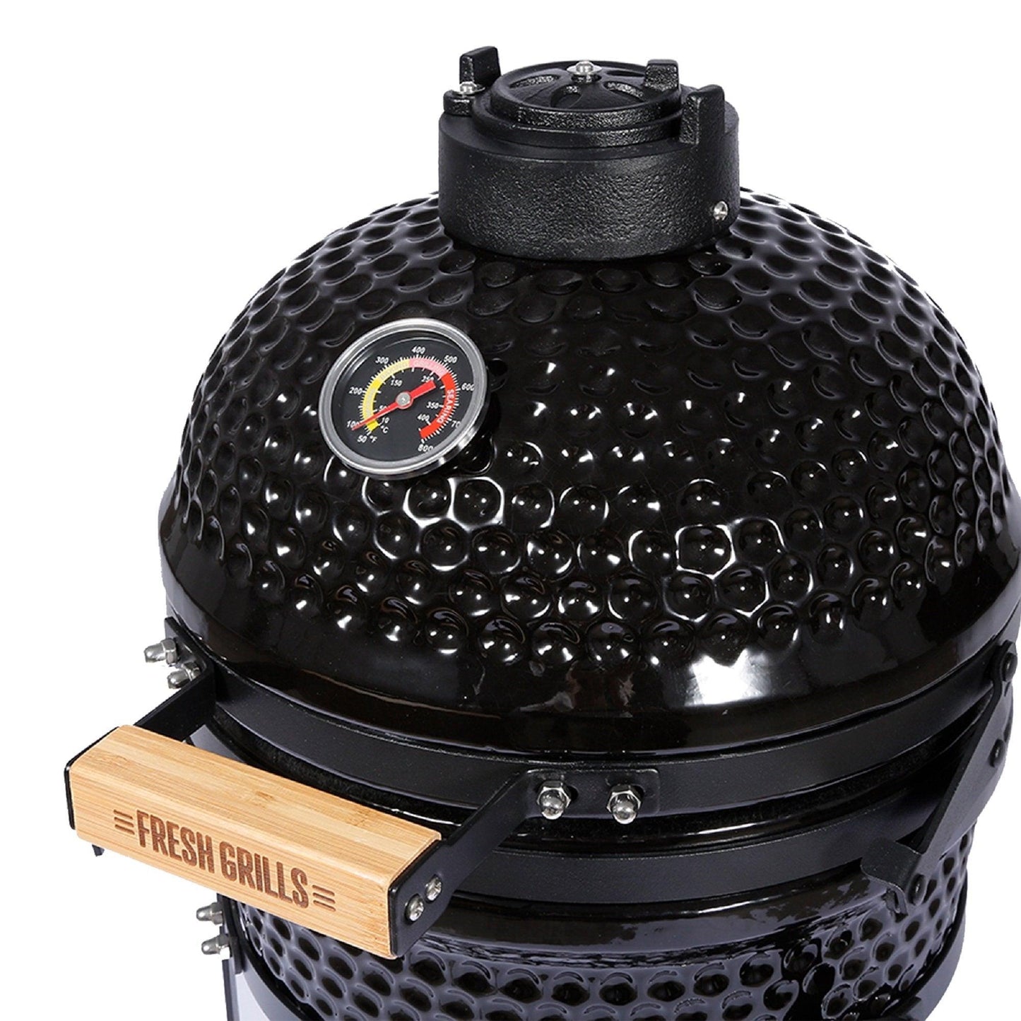 Fresh Grills Kamado Charcoal BBQ Grill 13" Mini Portable - Fresh Grills