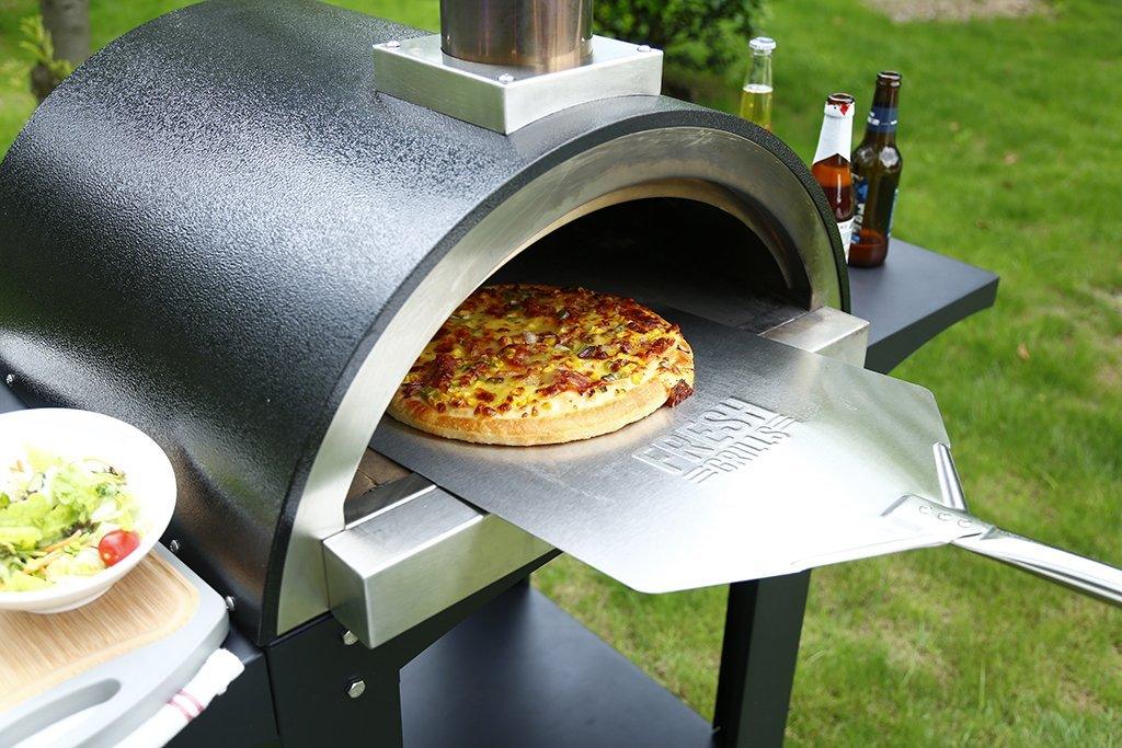 Free Standing Extra Large Pizza Oven with Prep Stations - Fresh Grills