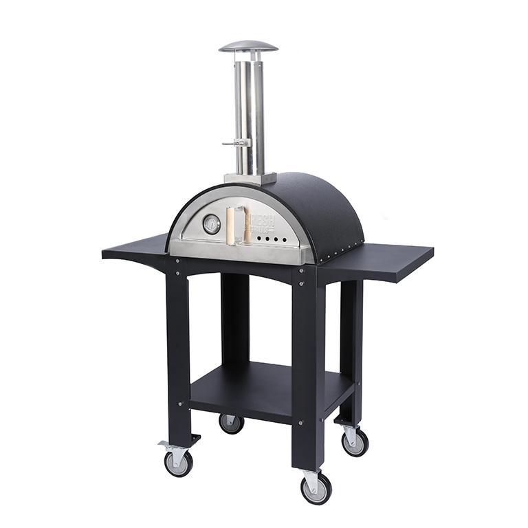 Free Standing Extra Large Pizza Oven with Prep Stations - Fresh Grills