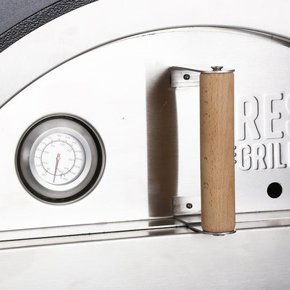 Free Standing Extra Large Pizza Oven with Prep Stations - Fresh Grills