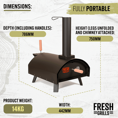 Fresh Grills Classic Outdoor Pizza Oven - Fresh Grills