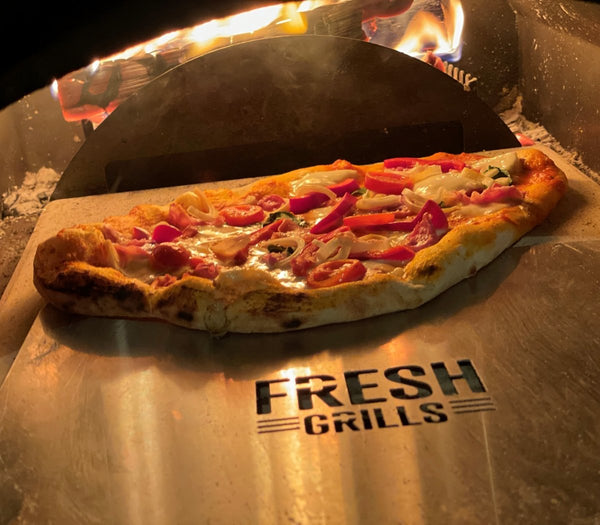 Pizza Peel and Stone Set Fresh Grills
